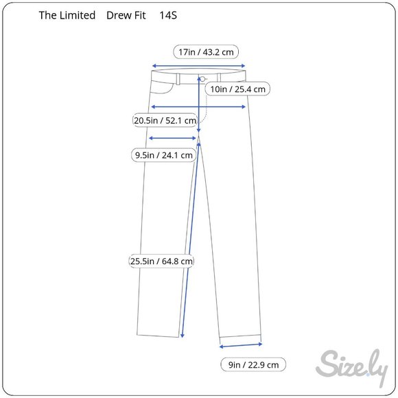 The Limited Drew Fit Tan Corduroy Pants Straight Leg Office wear Classic sz 14S - Picture 9 of 9
